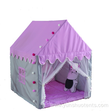 Indoor children's castle tent play house